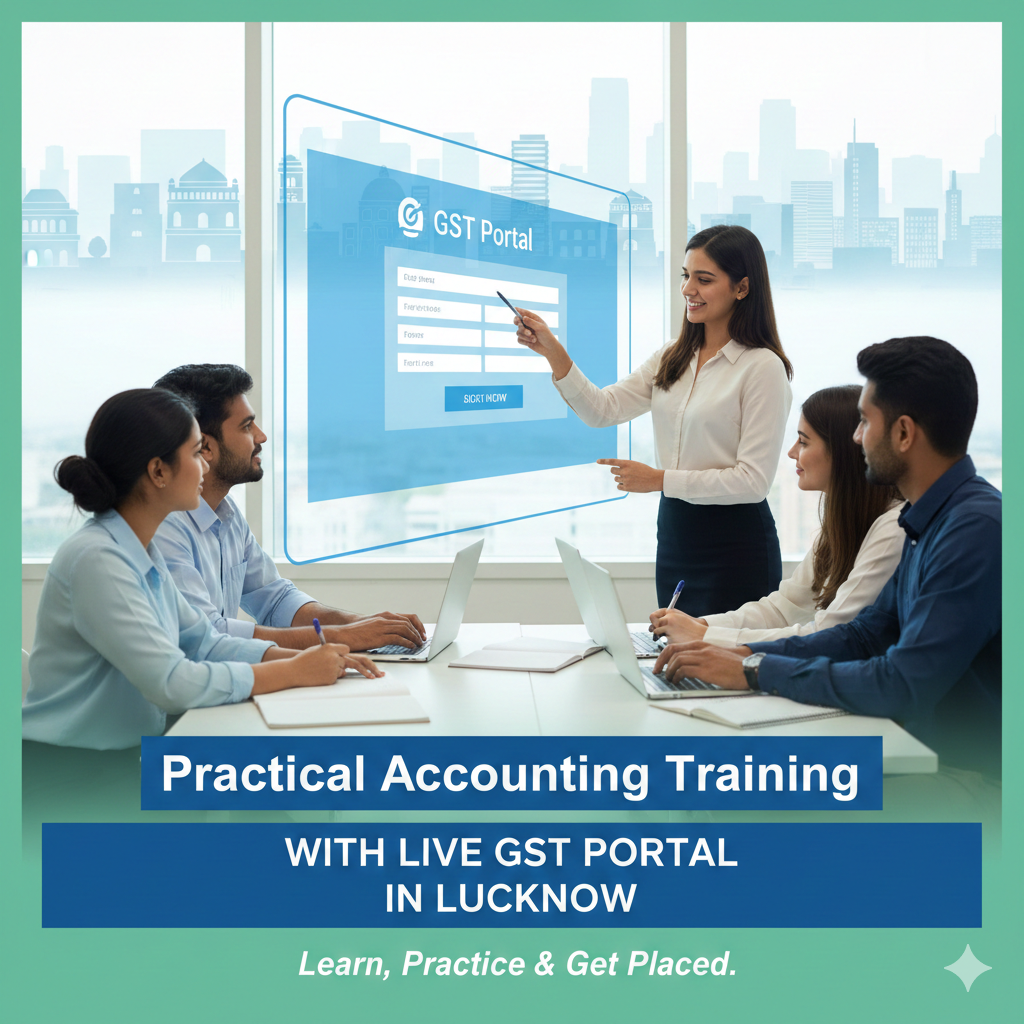 Practical Accounting Training with Live GST Portal in Lucknow 2026 — Learn, Practice & Get Placed