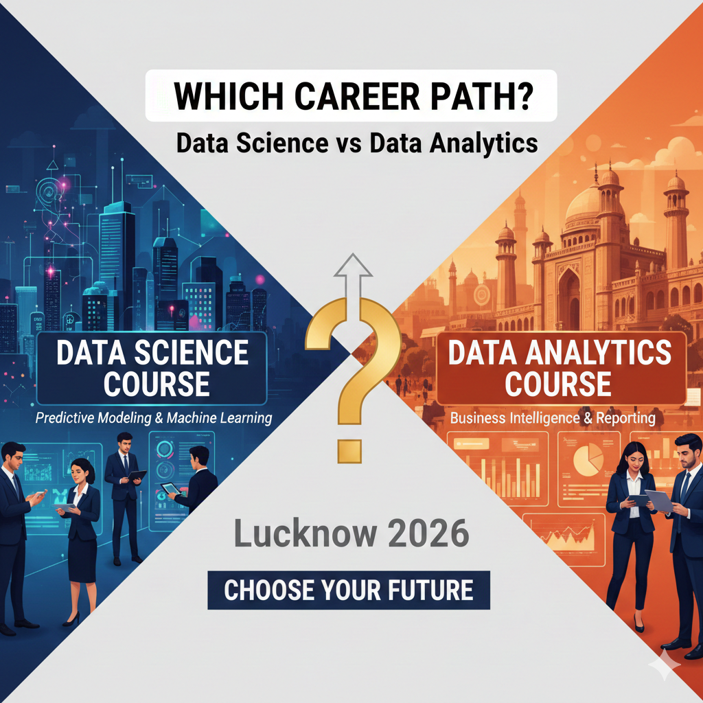 Data Science vs Data Analytics Course in Lucknow: Which Career Path Should You Choose in 2026?