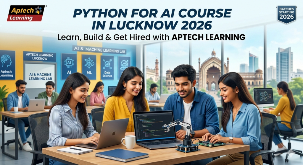 “Python for AI Course in Lucknow 2026 – Learn, Build & Get Hired with Aptech Learning”