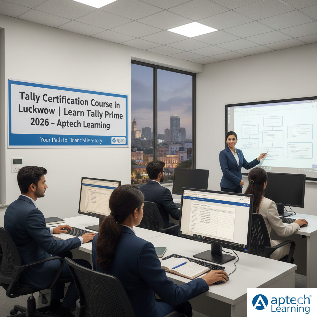 Tally Certification Course in Lucknow | Learn Tally Prime 2026 – Aptech Learning