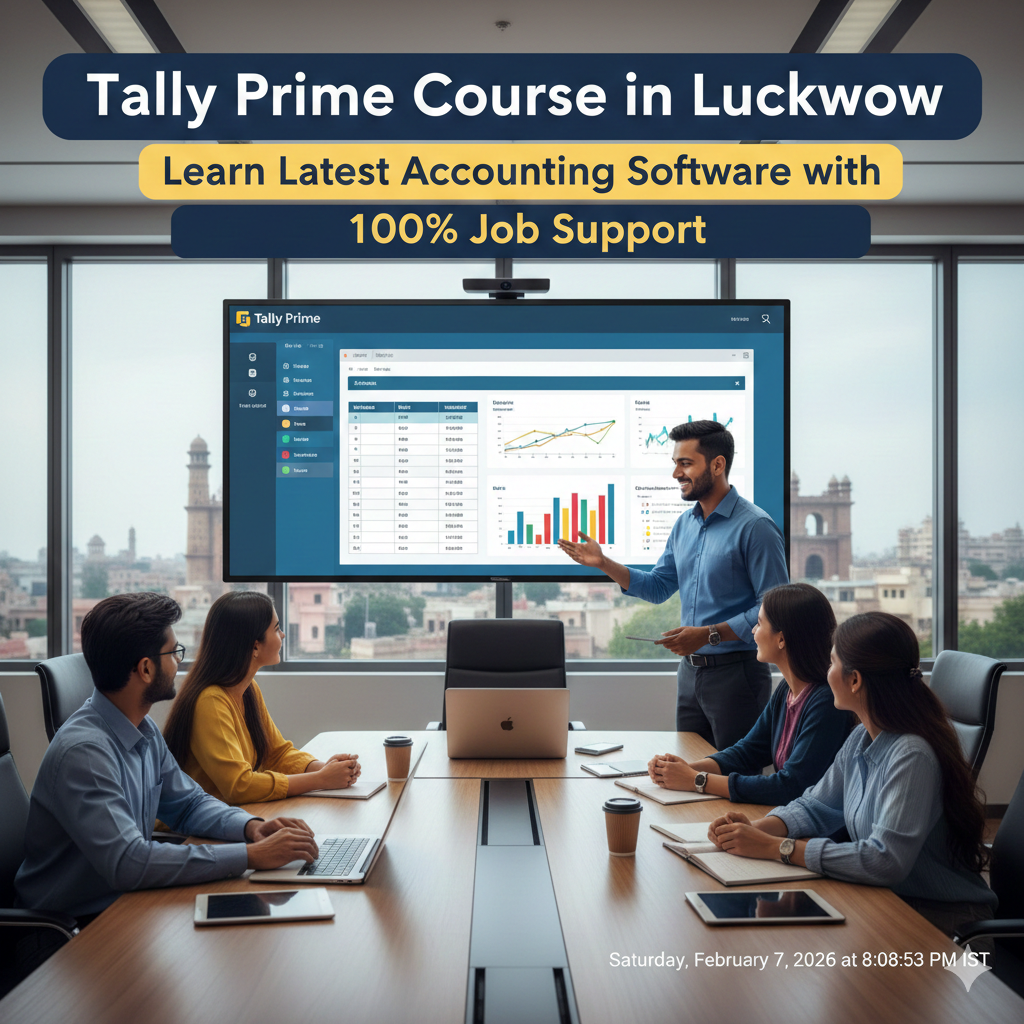 Tally Prime Course in Lucknow: Learn Latest Accounting Software with 100% Job Support