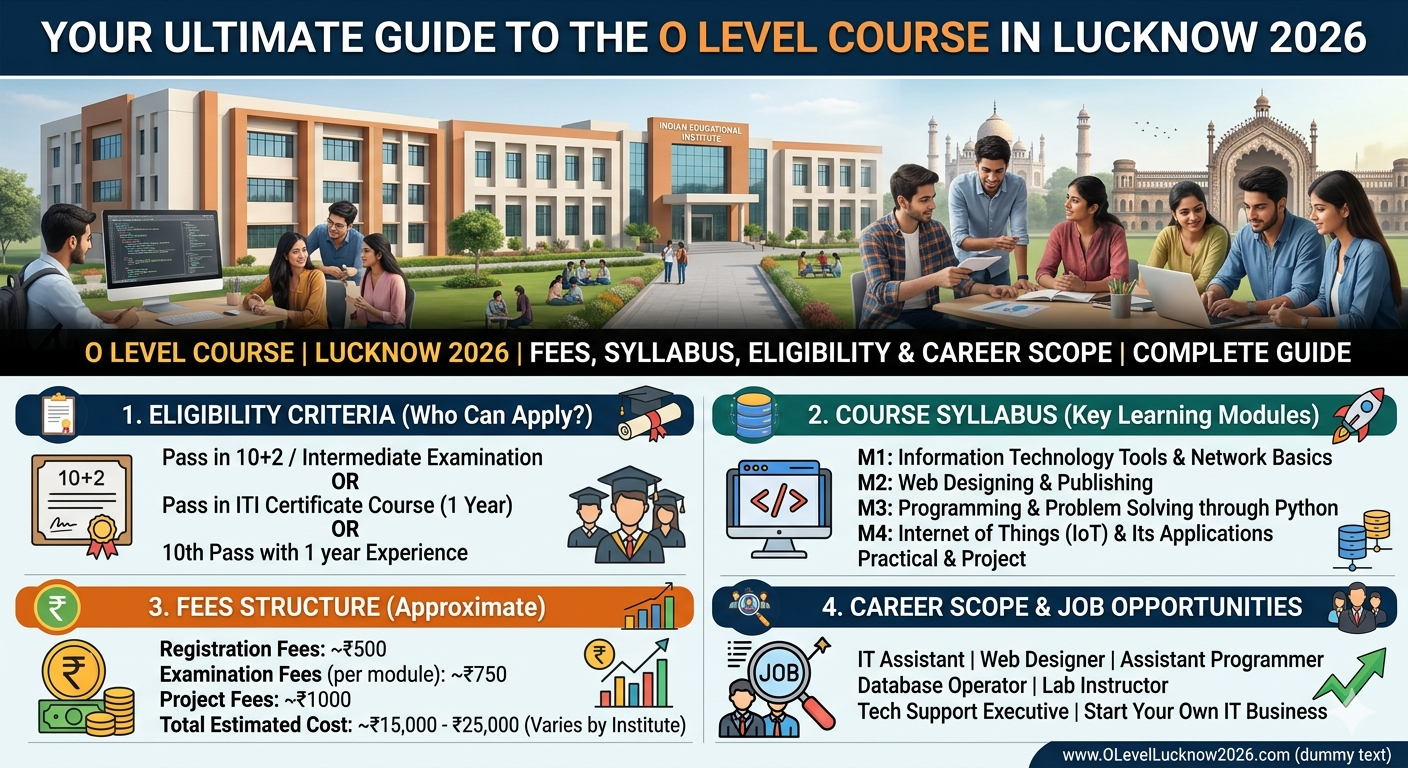 O level course in lucknow