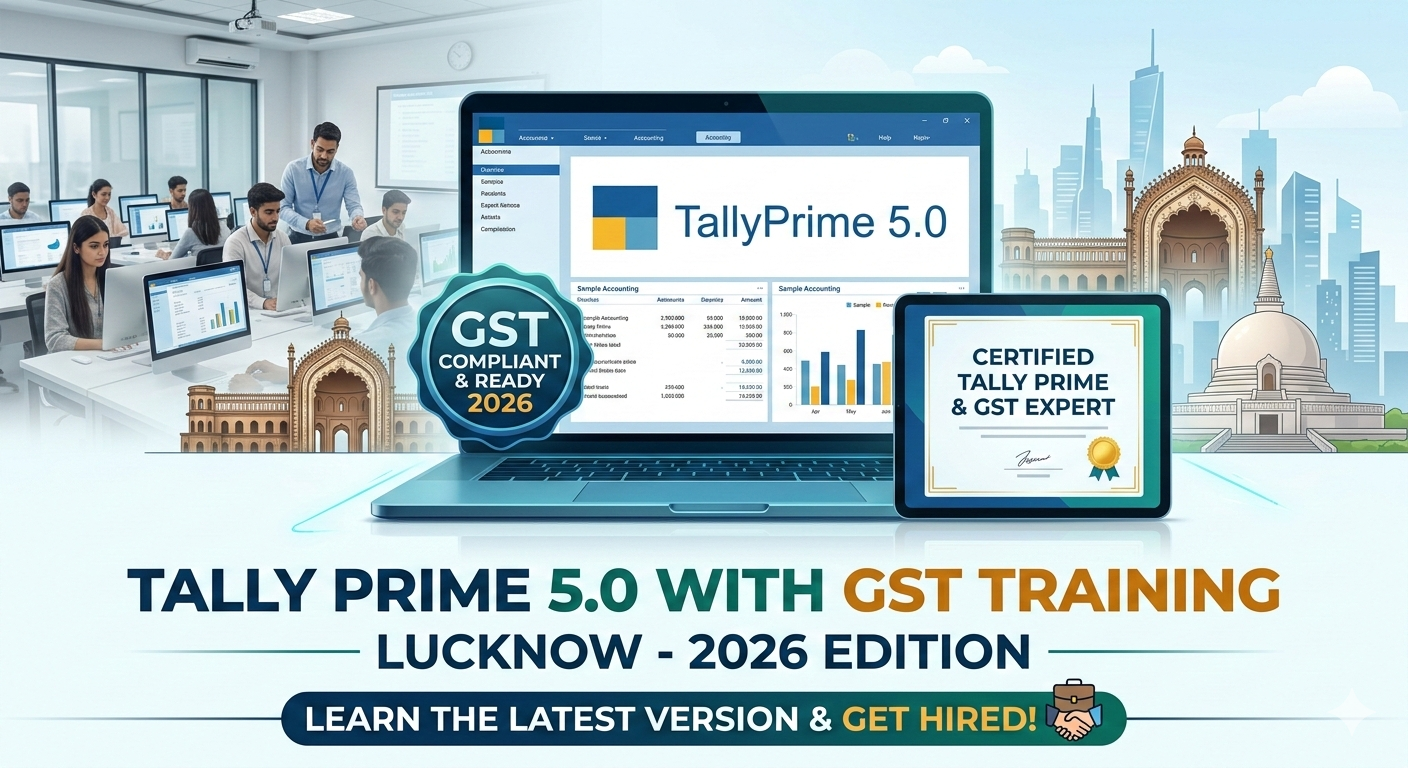 Tally prime 5.0 with GST training lucknow