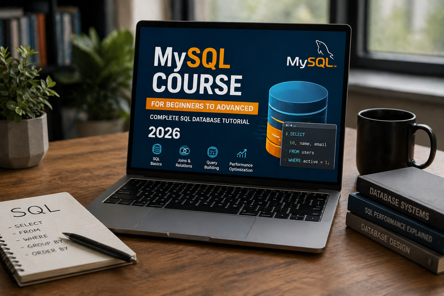 MySQL Course for Beginners to Advanced
