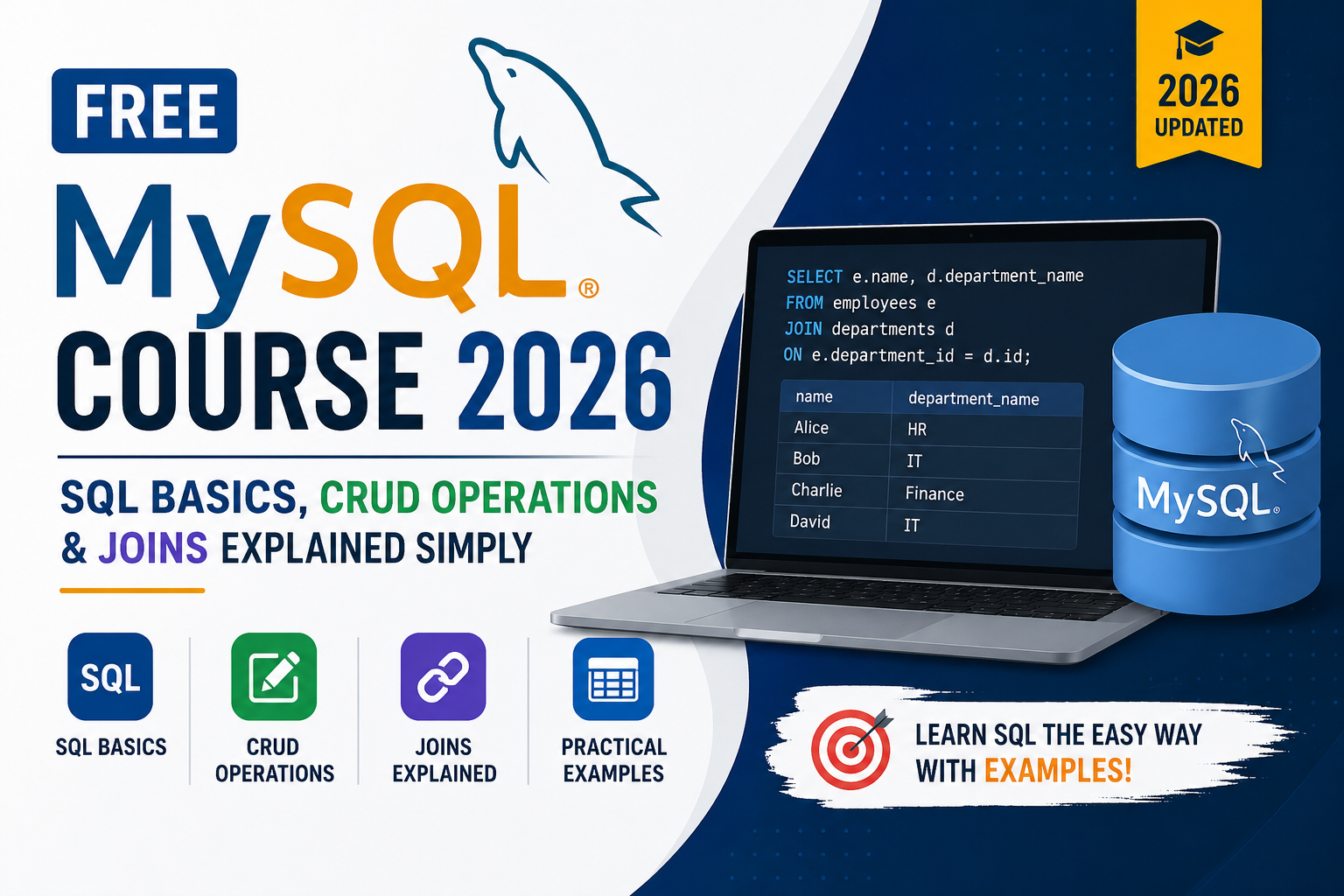 Free MySQL Course 2026