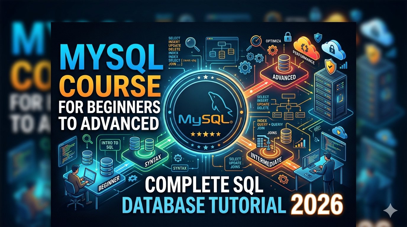 MySQL Course for Beginners to Advanced