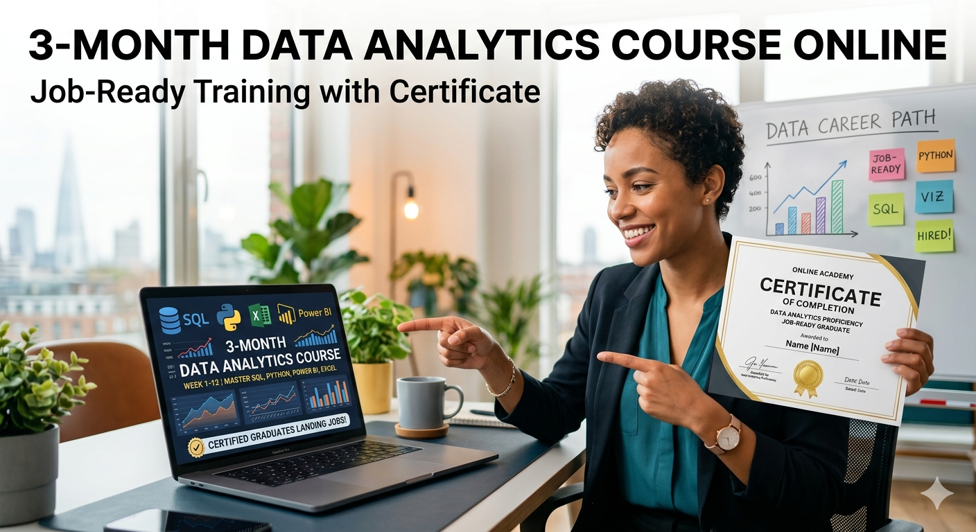 3-Month Data Analytics Course Online