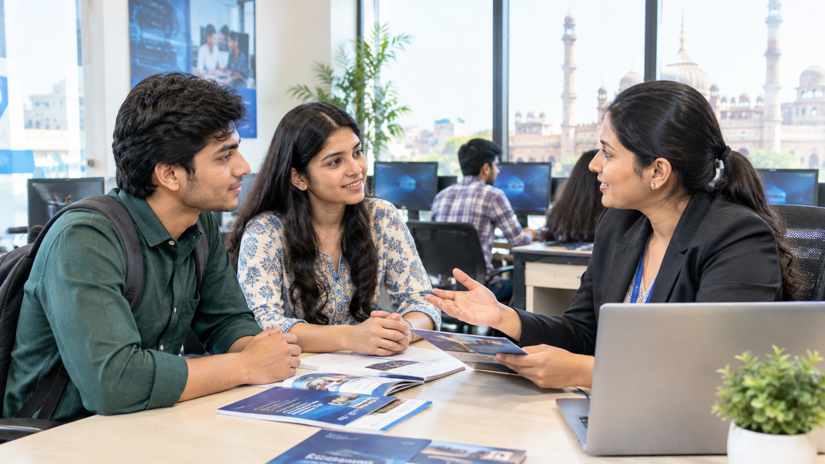 Students learning at Aptech Learning Lucknow computer institute